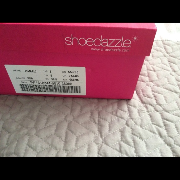 Red bootie heels - Picture 1 of 8